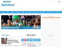 Tablet Screenshot of bayareaparent.com